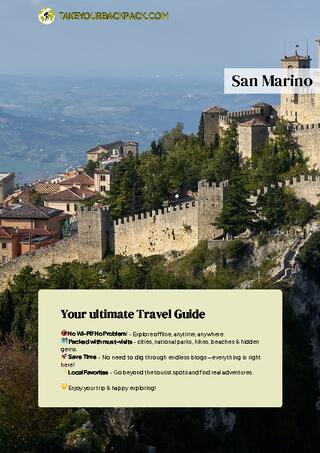 example page 0 from our offline Travel Guide for San Marino